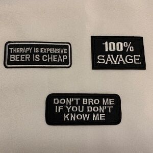 NEW! Set of 3 Hilarious Stick on Patches!  Set #3